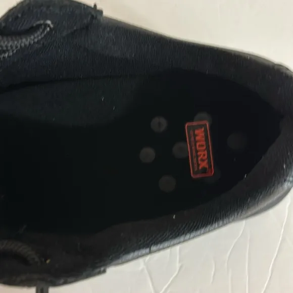 Black Work By Red Wing  Steel Toe Slip Resistant Shoes Size 9WW  NIB