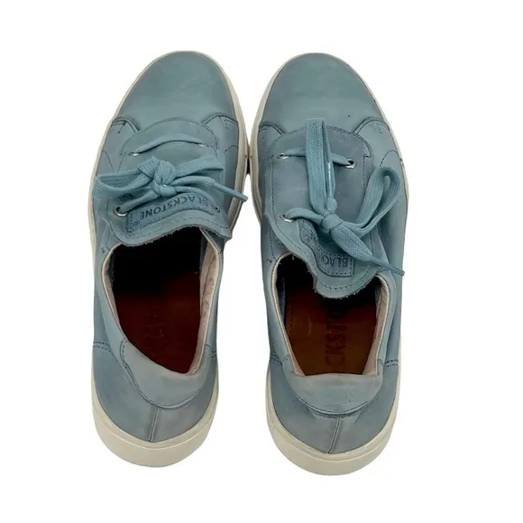 Blackstone Sky Blue Lace Up Sneakers Size 38 Women’s