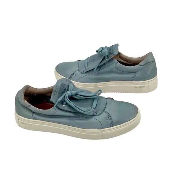 Blackstone Sky Blue Lace Up Sneakers Size 38 Women’s
