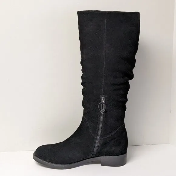 Blondo Erika Knee High Boots, Black Suede, Women's 9.5 M