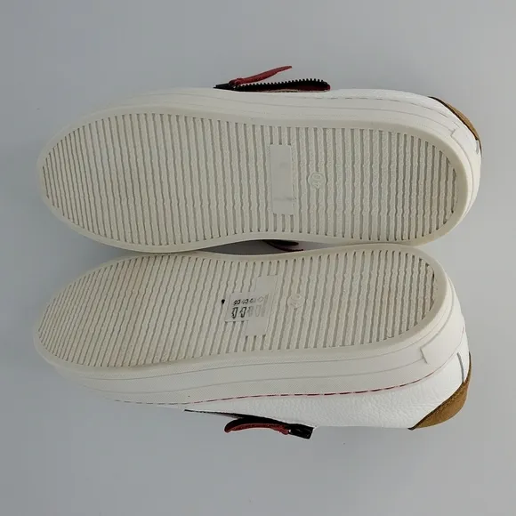 Boden Zip Flatform Platform Sneakers White Leather EU 40 US 8.5