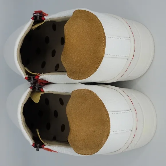 Boden Zip Flatform Platform Sneakers White Leather EU 40 US 8.5