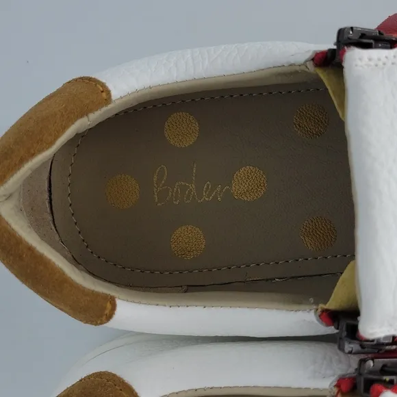 Boden Zip Flatform Platform Sneakers White Leather EU 40 US 8.5