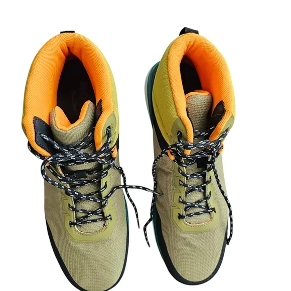 Bogs Bloom Lime Green Steel Toes Work Shoes