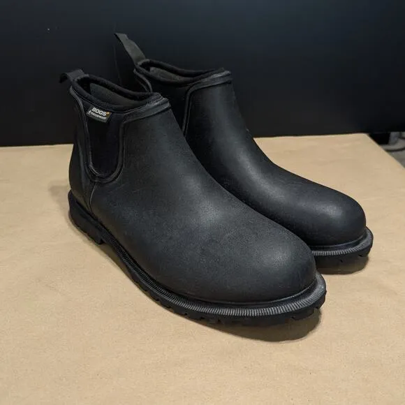 Bogs Carson Low Waterproof Rain Boots Black Mens 9 Outdoors Gorpcore Minimalist