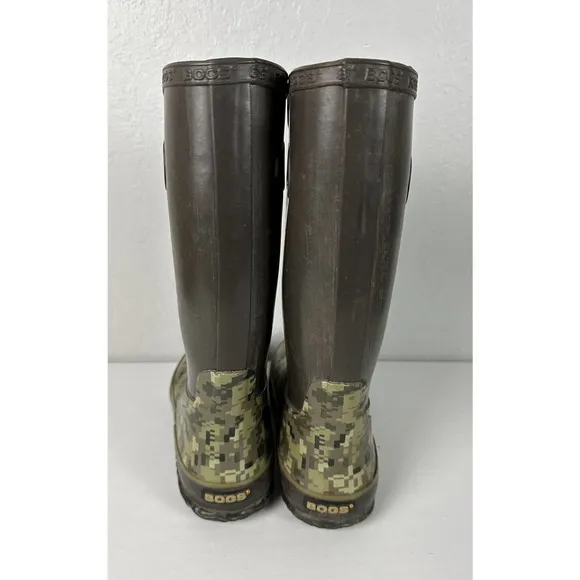 BOGS Kids Classic Digital Camo Waterproof Winter Rain Snow Boots ~ Size 3