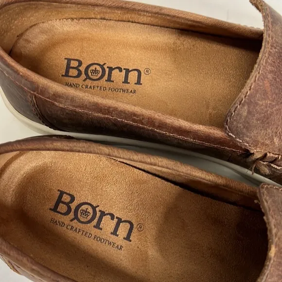 Born Shoes Axel Slip-On Men's Leather Loafer Size 9M NWOB