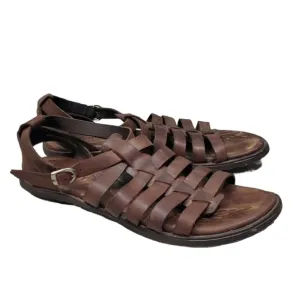 Born Women Claudy Comfort Leather Sandals shoes sz 9