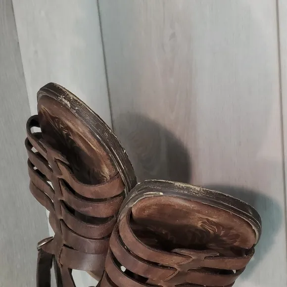 Born Women Claudy Comfort Leather Sandals shoes sz 9