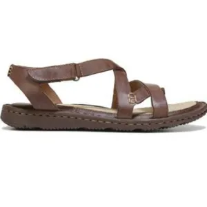 Born Women Comfort Leather Sandals Slide Flats shoes sz 7