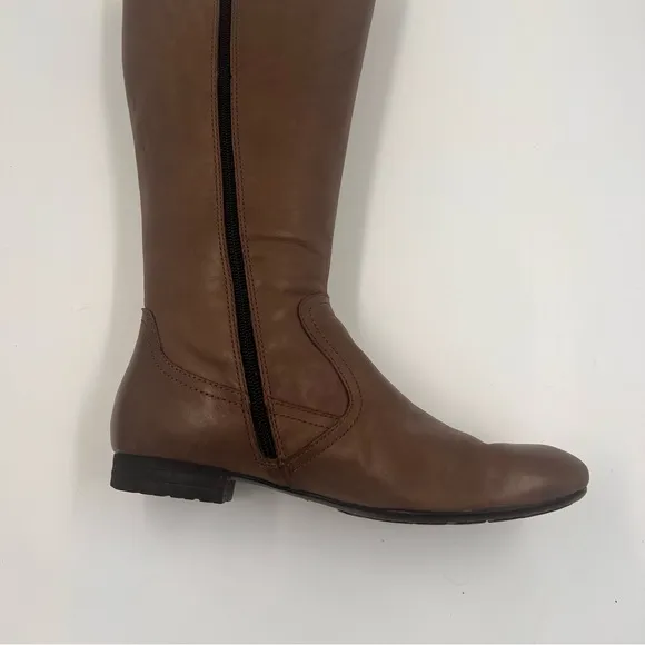Born Women’s Martika Leather Studded Riding Boots Cosmic Brown Size 7