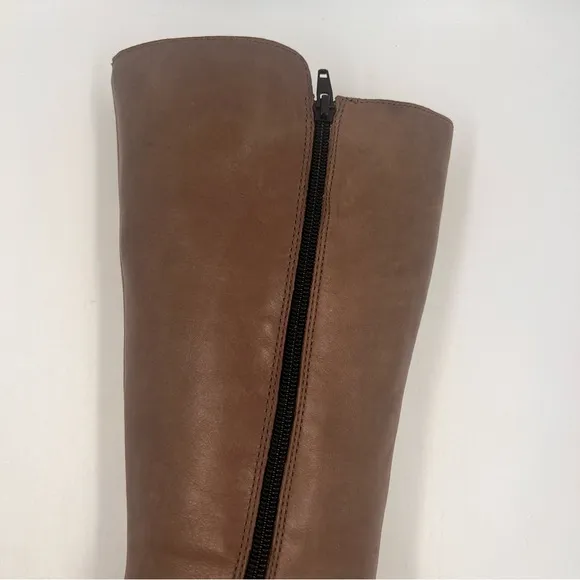 Born Women’s Martika Leather Studded Riding Boots Cosmic Brown Size 7