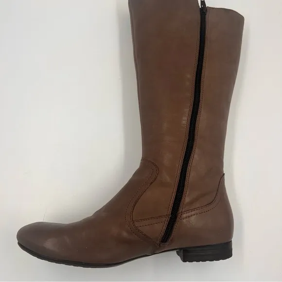 Born Women’s Martika Leather Studded Riding Boots Cosmic Brown Size 7