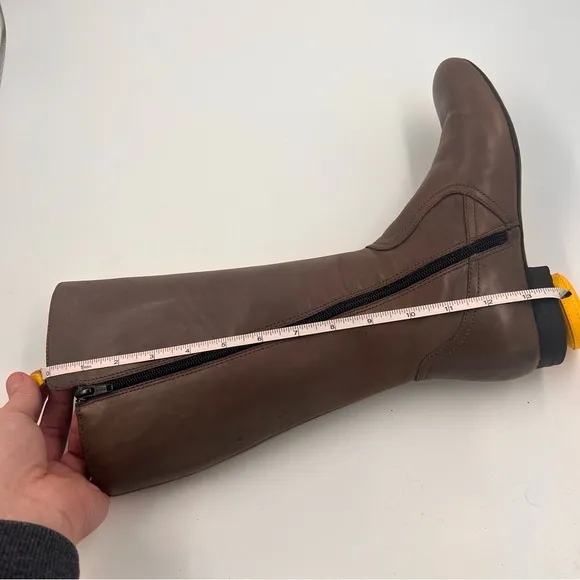 Born Women’s Martika Leather Studded Riding Boots Cosmic Brown Size 7