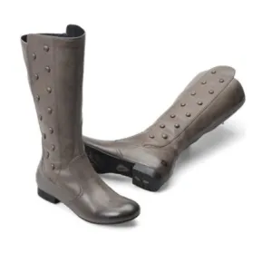 Born Women’s Martika Leather Studded Riding Boots Cosmic Brown Size 7