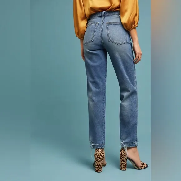 BOYISH: Carter High-rise Straight Ankle Jeans