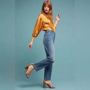 BOYISH: Carter High-rise Straight Ankle Jeans