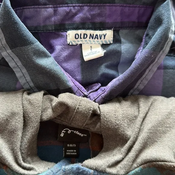 Boys Small Clothing Lot Columbia Old Navy Jordan Art Class Lot of 4 Tops