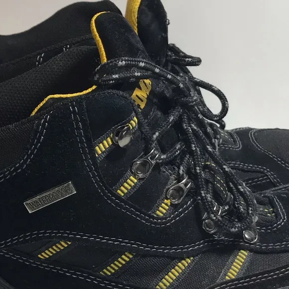 Brahma Kane Black Leather Work Safety Steel Toe Boots