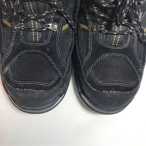 Brahma Kane Black Leather Work Safety Steel Toe Boots