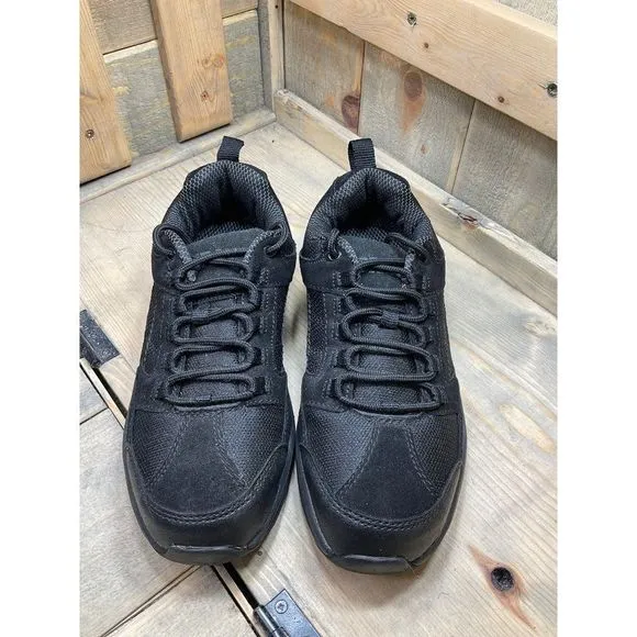 𝅺BRAHMA Steel Toe Safety Slip &amp; Oil Resistant Men's Work Shoes Size 7 All Black