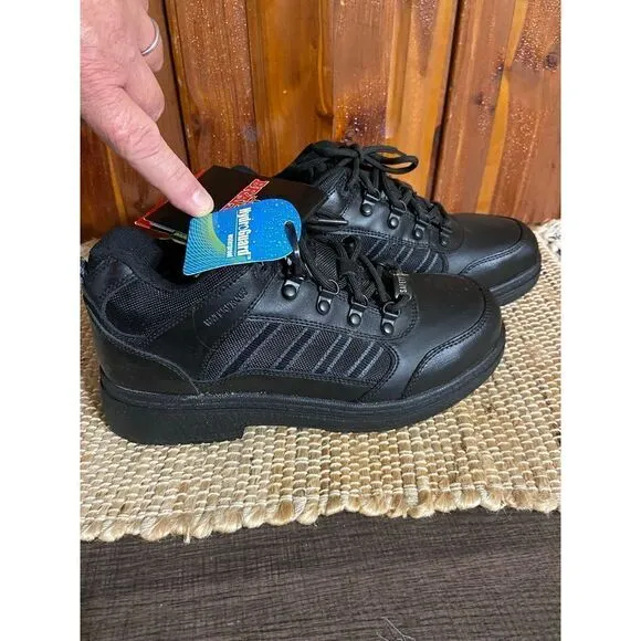Brahma steel toe weatherproof black work shoes 7.5