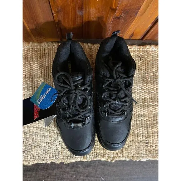 Brahma steel toe weatherproof black work shoes 7.5