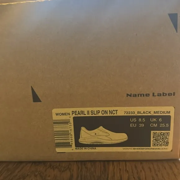 BRAND NEW in BOX Shoes for Crews Pearl II Slip On - Size 8.5