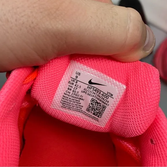 BRAND NEW Nike Zoom Vomero 5 Men's Running Shoes Hot Punch/Pink HF5493-600 sz 9