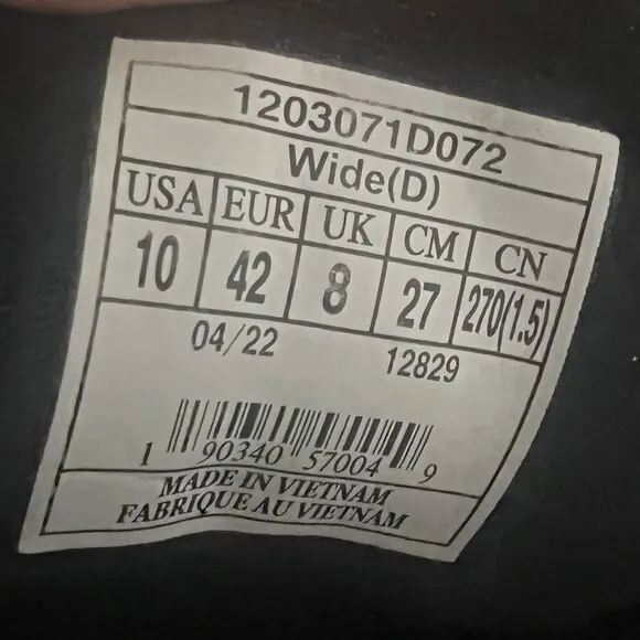 Brooks Addiction Walker 2 Black Leather Walking Sneaker Shoes Women Size 10 W