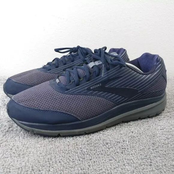 Brooks Addiction Walker Shoes Mens Size 13 Running Shoes Blue Walking Sneakers