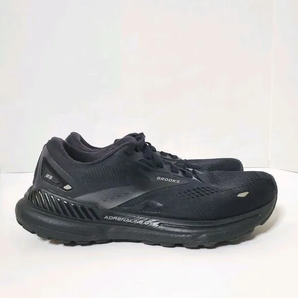 Brooks Adrenaline GTS 23 Black Running Shoes Size 8.5B Walking Sneakers Womens