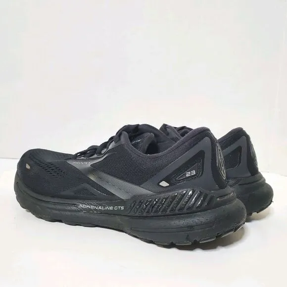 Brooks Adrenaline GTS 23 Black Running Shoes Size 8.5B Walking Sneakers Womens