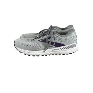 Brooks Ariel Womens Stability Running Shoes Gray &amp; Purple Size  11