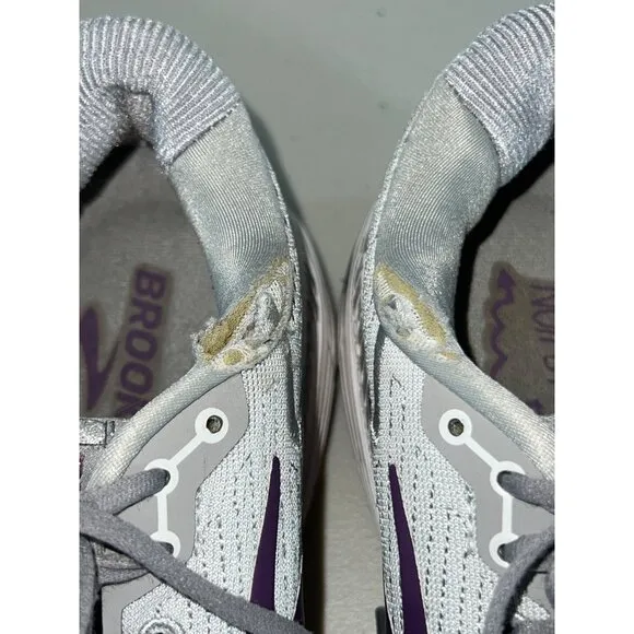Brooks Ariel Womens Stability Running Shoes Gray &amp; Purple Size  11