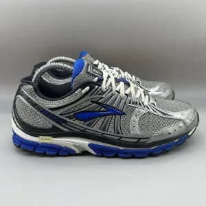 Brooks Beast 12 Running Sneakers Men Size 9.5 D Sliver Blue Mesh Comfort Shoes