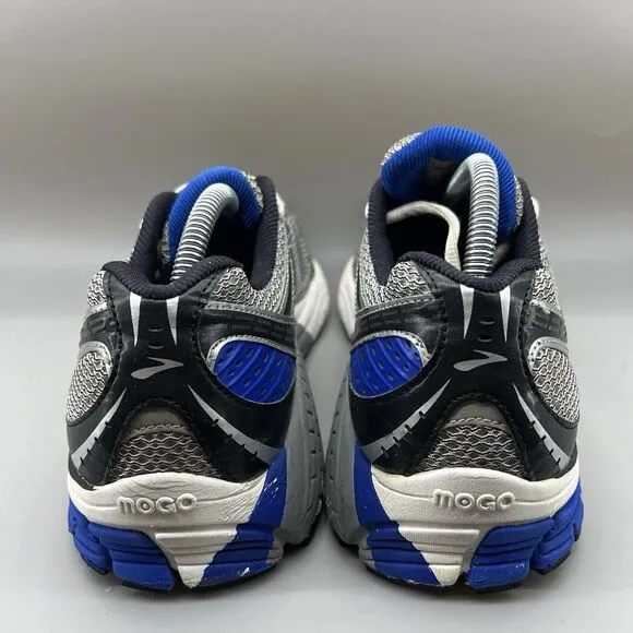 Brooks Beast 12 Running Sneakers Men Size 9.5 D Sliver Blue Mesh Comfort Shoes