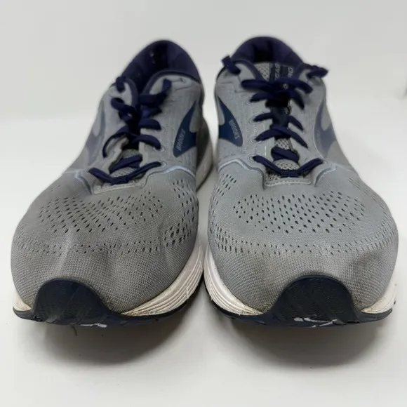 Brooks Beast 20 Shoes Mens 14 D Grey Blue Walking Running Sneakers 1103272E491
