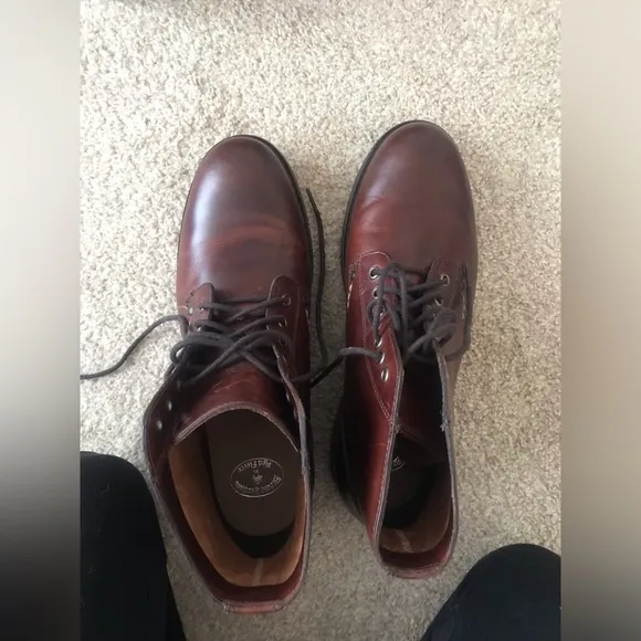 Brooks Brothers Red Fleece brown leather derby mens shoes size 11 LIKE NEW