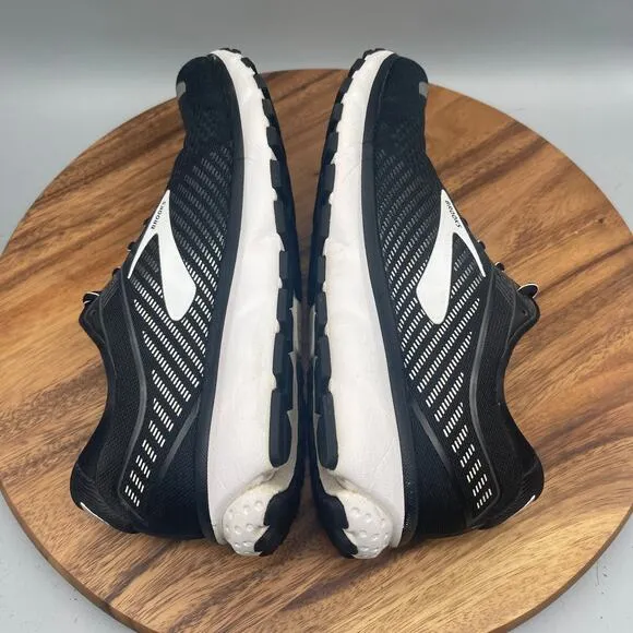 Brooks Ghost 12 Shoes Mens Size 11.5 D Black Running Trainer Jogging Gym Comfort