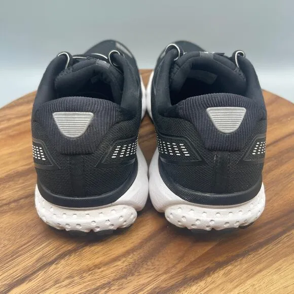 Brooks Ghost 12 Shoes Mens Size 11.5 D Black Running Trainer Jogging Gym Comfort