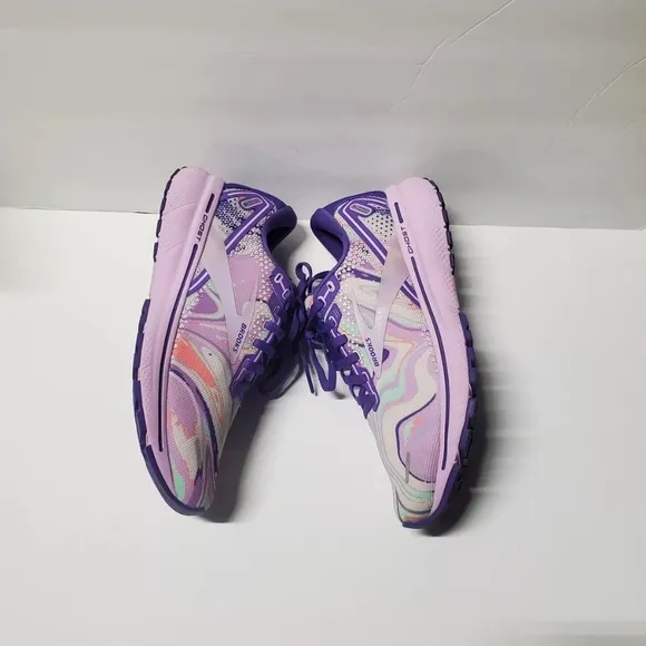 Brooks Ghost 14 Purple(Violet/Orchid Bouquet/Tint Running Shoes Women Sz8