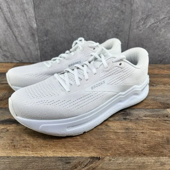 Brooks Ghost Max 2 Size 9 Mens Bright White Casual Walking Running Shoes