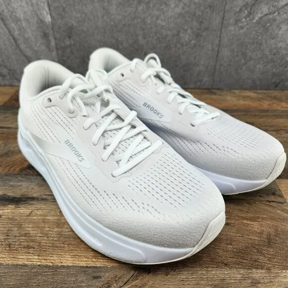 Brooks Ghost Max 2 Size 9 Mens Bright White Casual Walking Running Shoes