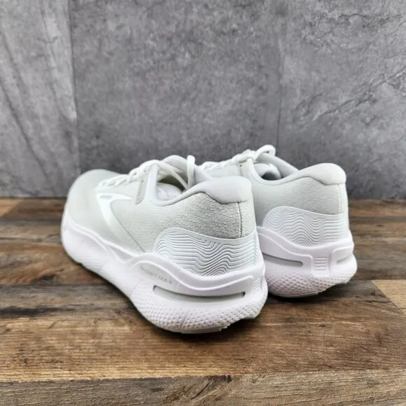 Brooks Ghost Max Size 11.5 Mens White Oyster Metallic Silver Running Shoes