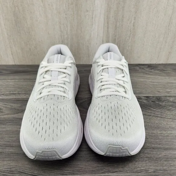 Brooks Ghost Max Size 8.5 Mens White Oyster Metallic Silver Running Shoes