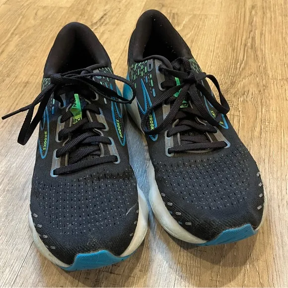 Brooks Glycerin 20 Men's Black and Blue Running Shoes 9.5