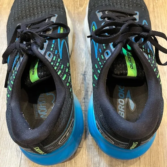 Brooks Glycerin 20 Men's Black and Blue Running Shoes 9.5