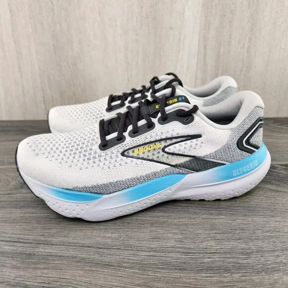 Brooks Glycerin 21 Size 9 Mens Coconut Forged Iron Grey Black Casual Shoes