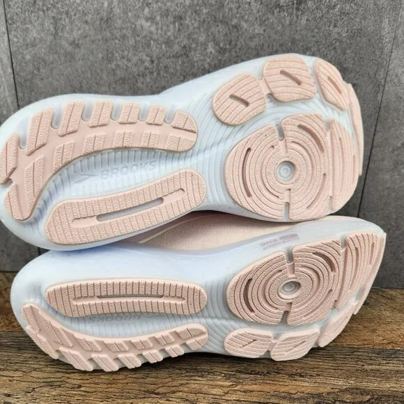 Brooks Glycerin StealthFit 21 Sz 8 Womens Pink Marshmallow Running Shoes